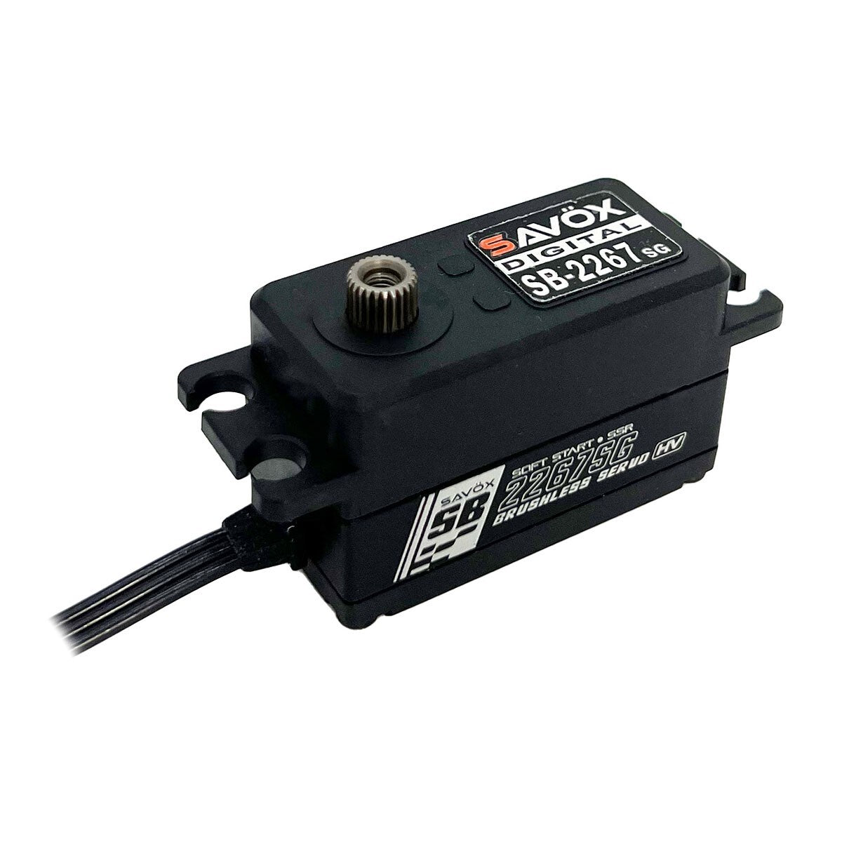 SAVSB2267SGP High Voltage Steel Gear Monster Low Profile Servo with Soft Start