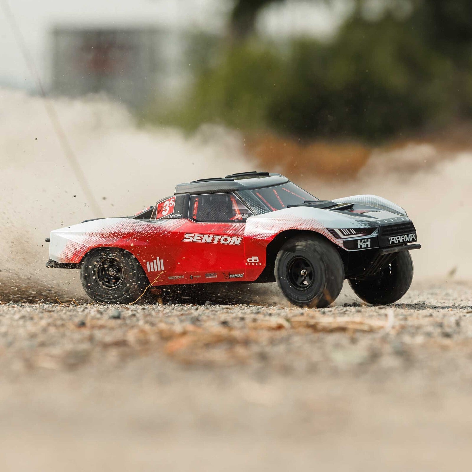 Arrma 1/10 SENTON 4X4 223S BLX Brushless Short Course Truck RTR With DSC, Red