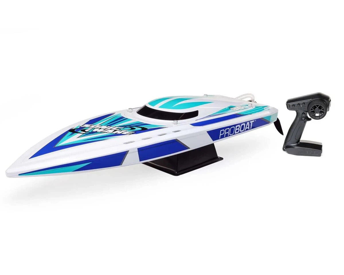 Pro Boat Sonicwake 36" Self-Righting RTR Deep-V Brushless Boat White w/Spektrum