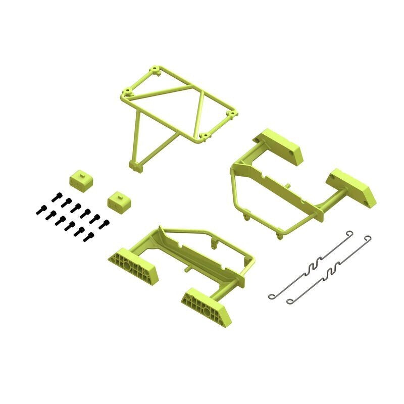 Arrma 320819 Desert Truck Body Roll Cage Set Yellow For Mojave GROM ARA320819