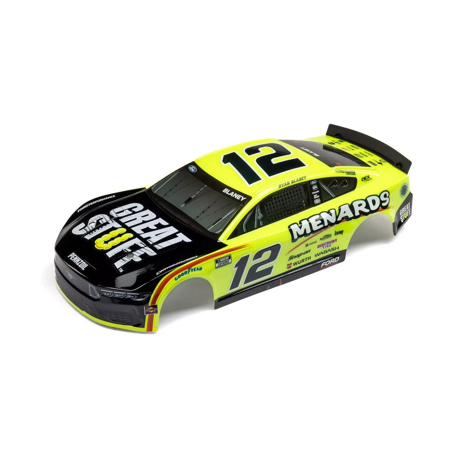 Losi Blaney #12 12 Menards 2024 RC Car Body 1/12 Scale NASCAR GROM LOS-1909