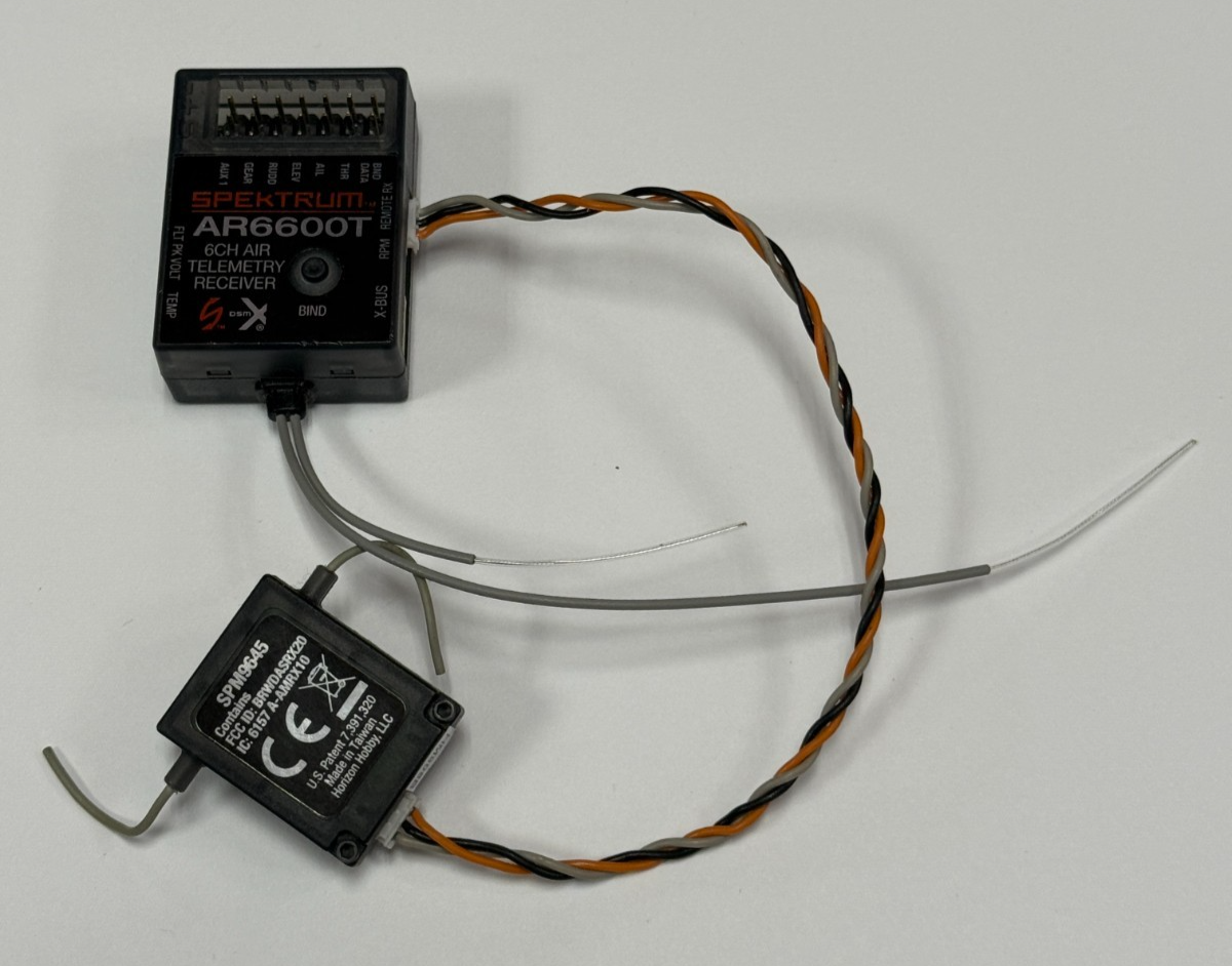 Spektrum AR6600T 6600T RC Remote Control Airplane / Helicopter DSMX Receiver