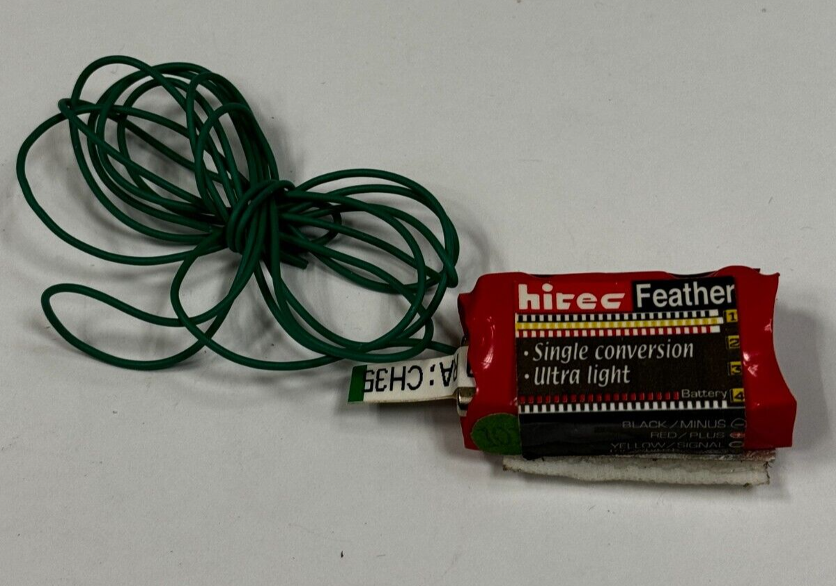 Excellent Hitec Feather 72mhz RC Remote Control Airplane Receiver : Futaba Hitec