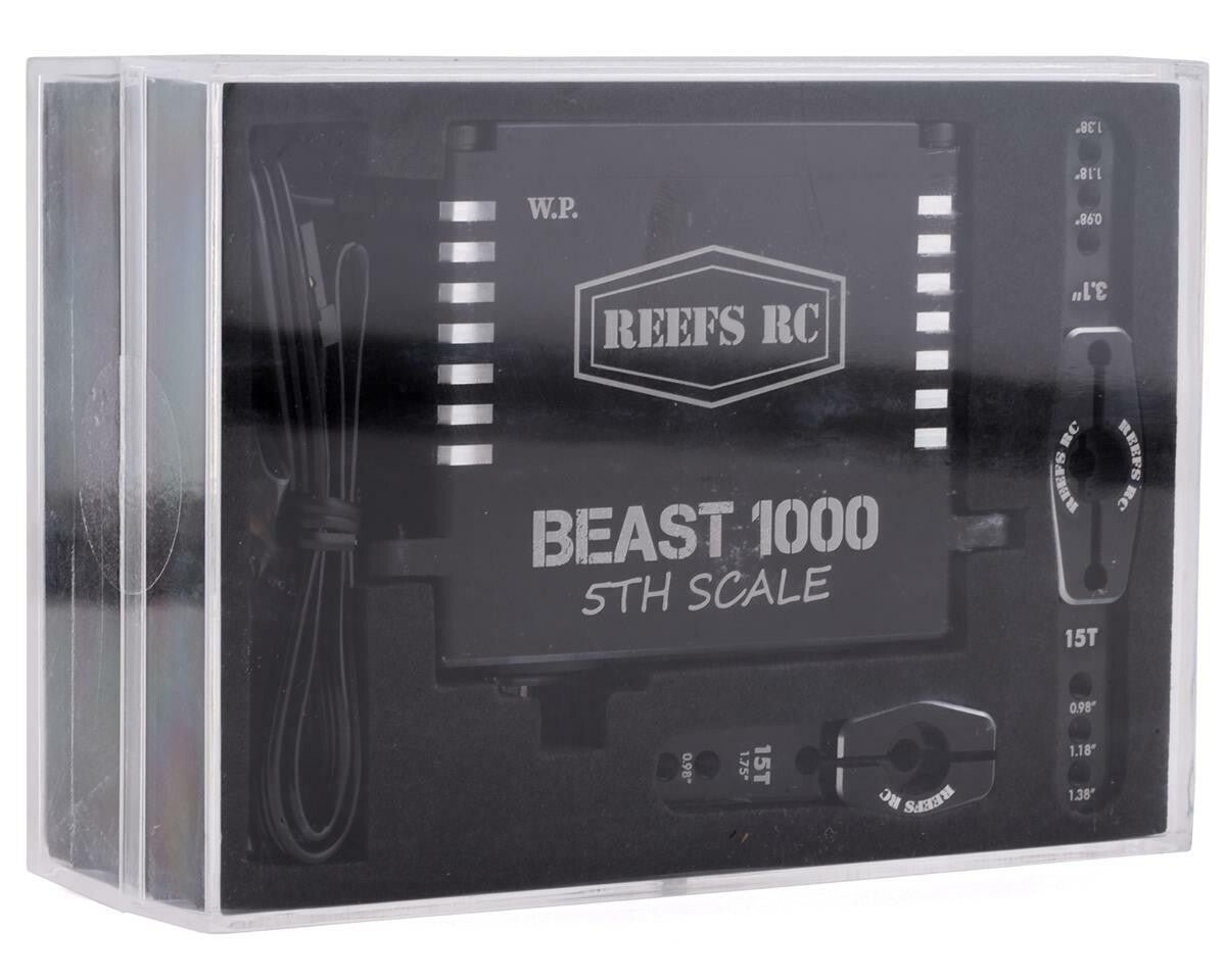 Reefs RC Beast 1000 Waterproof Digital 1/5 Scale Brushless Servo HV High Voltage