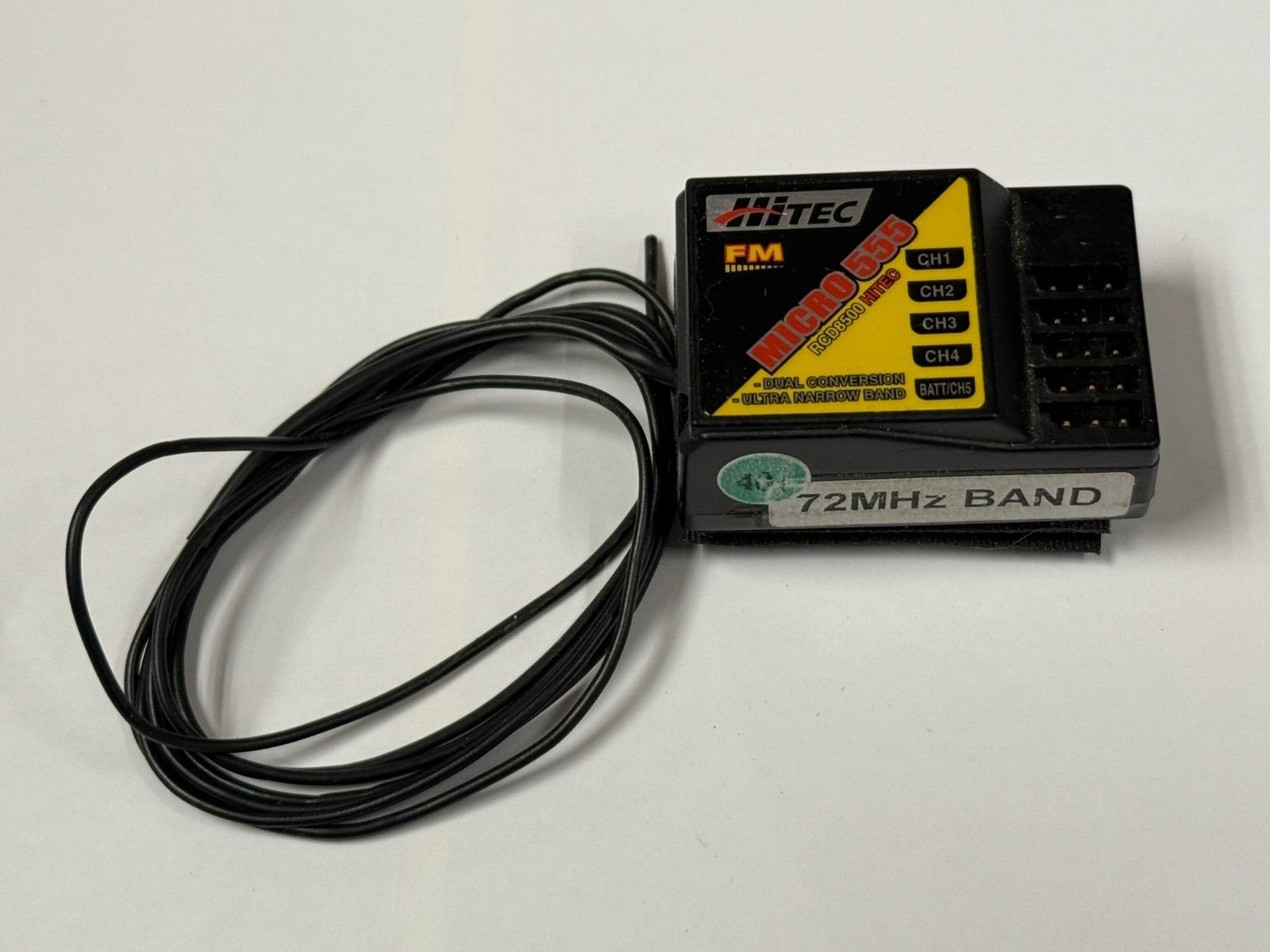 Excellent Hitec 555 Micro Negative Shift 72mhz RC Airplane Receiver Futaba Hitec