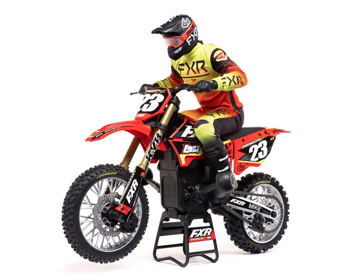 Losi Promoto-MX RTR 1/4 Brushless Dirt Bike (FXR) w/2.4GHz DX3PM Radio & MS6X Sy