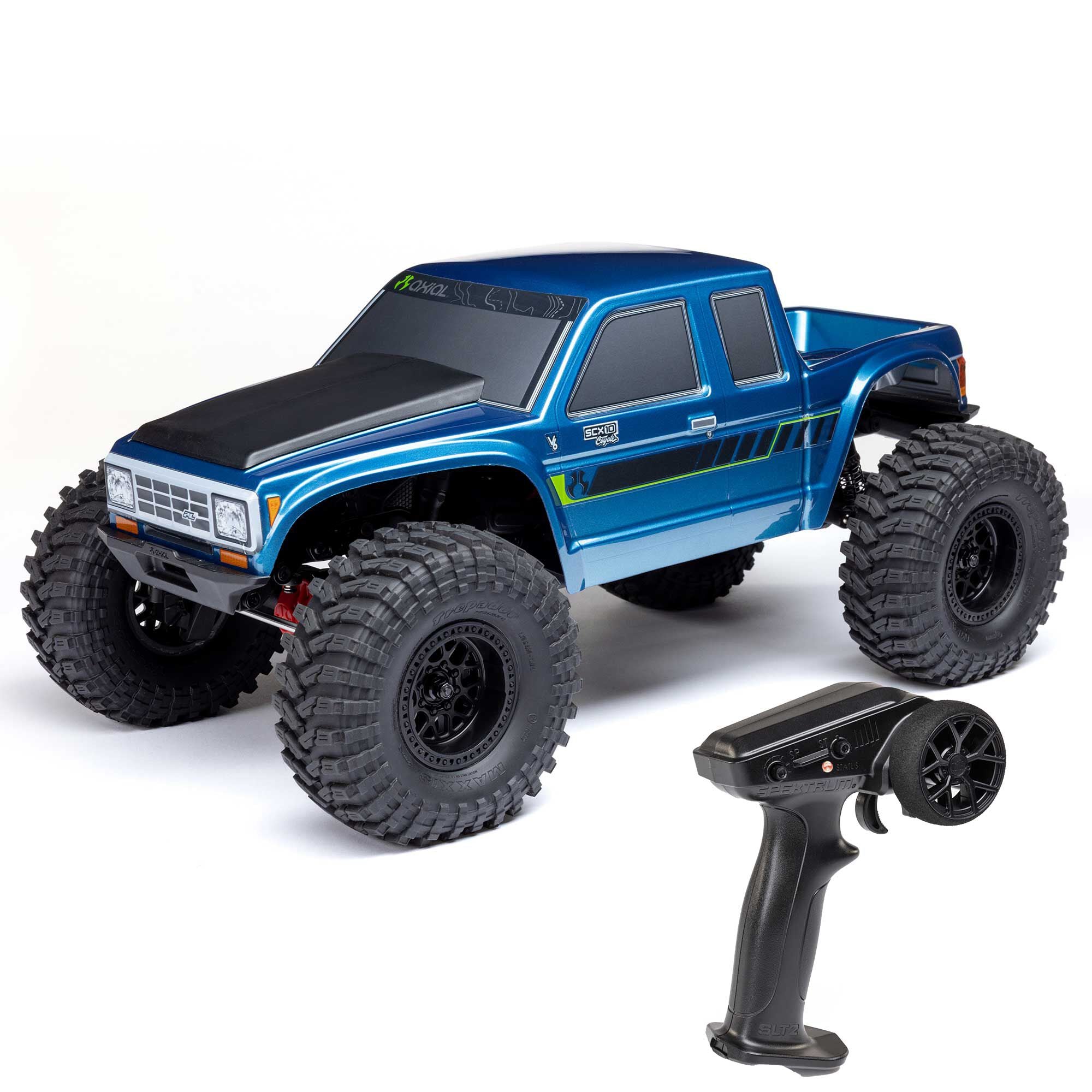 1/10 SCX10 III Coyote 4X4 RTR Brushed Rock Crawler, Blue – Big Sky