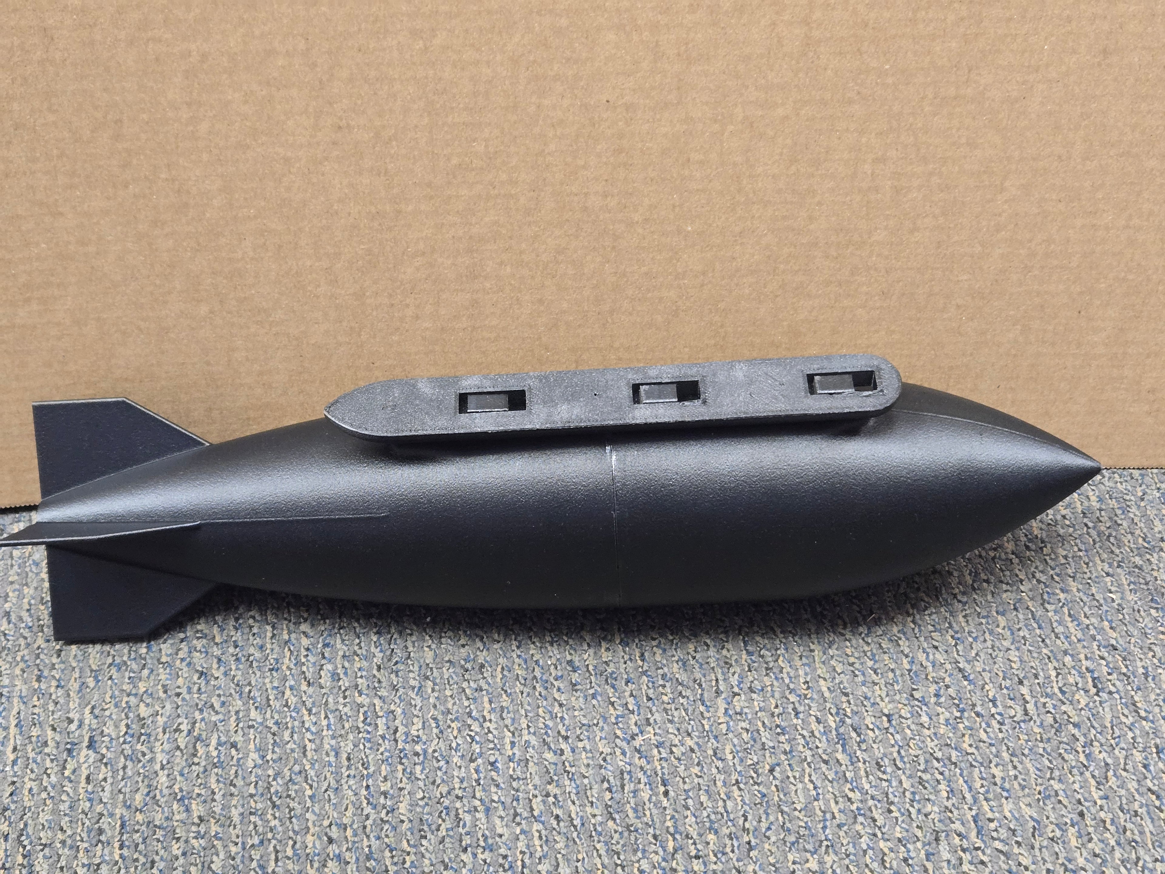 Removable Faux Fuel Drop Tank for Large Scale Planes