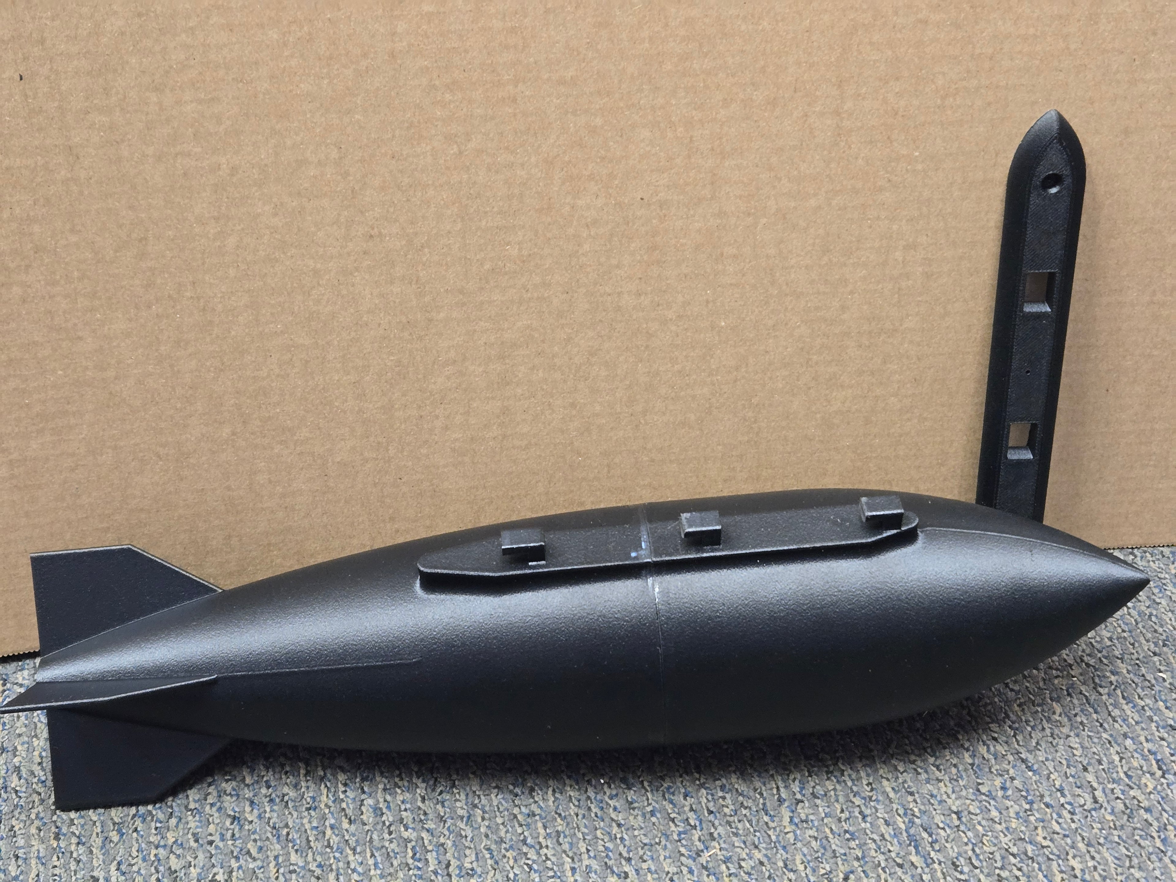 Removable Faux Fuel Drop Tank for Large Scale Planes