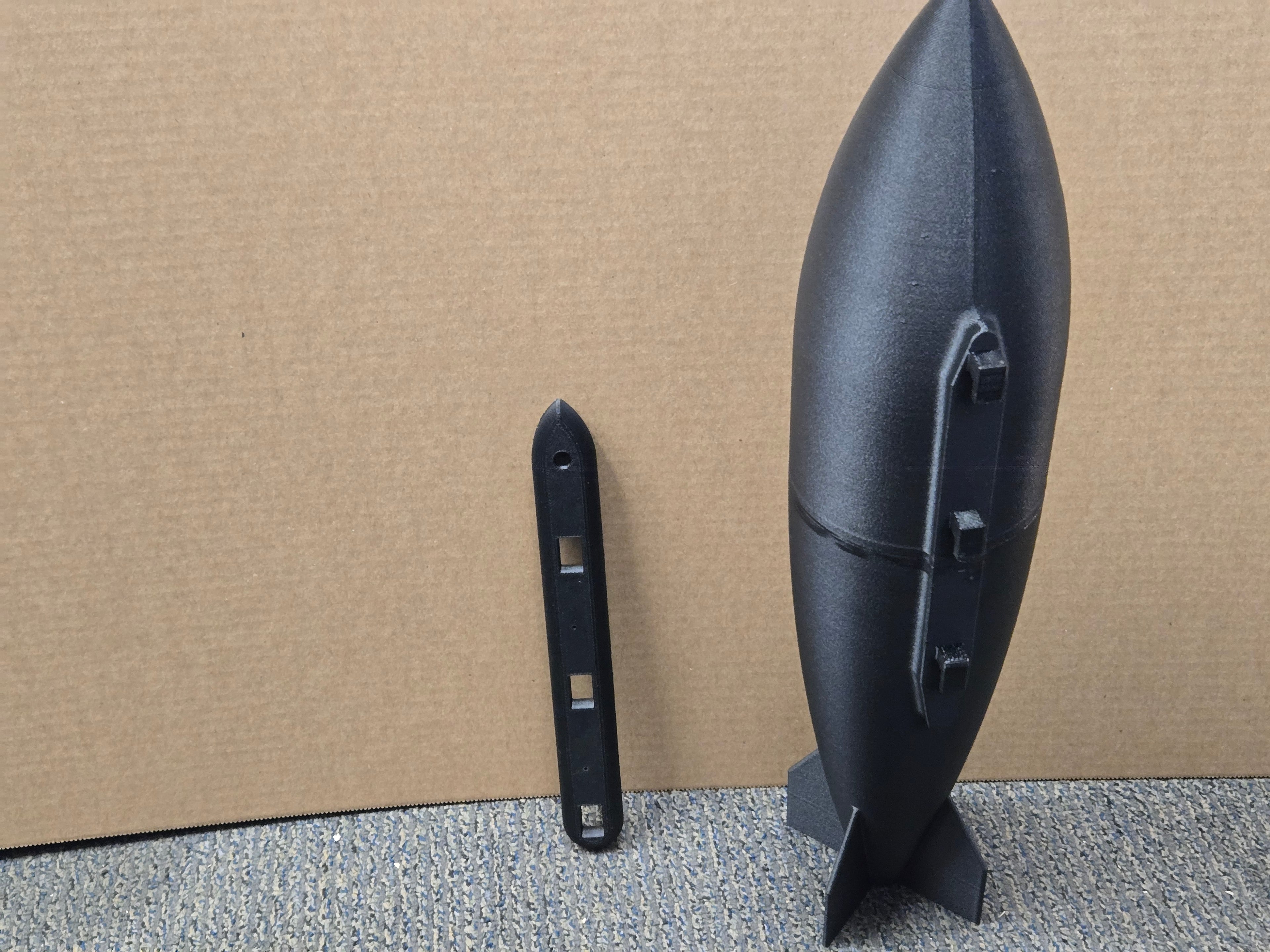 Removable Faux Fuel Drop Tank for Large Scale Planes