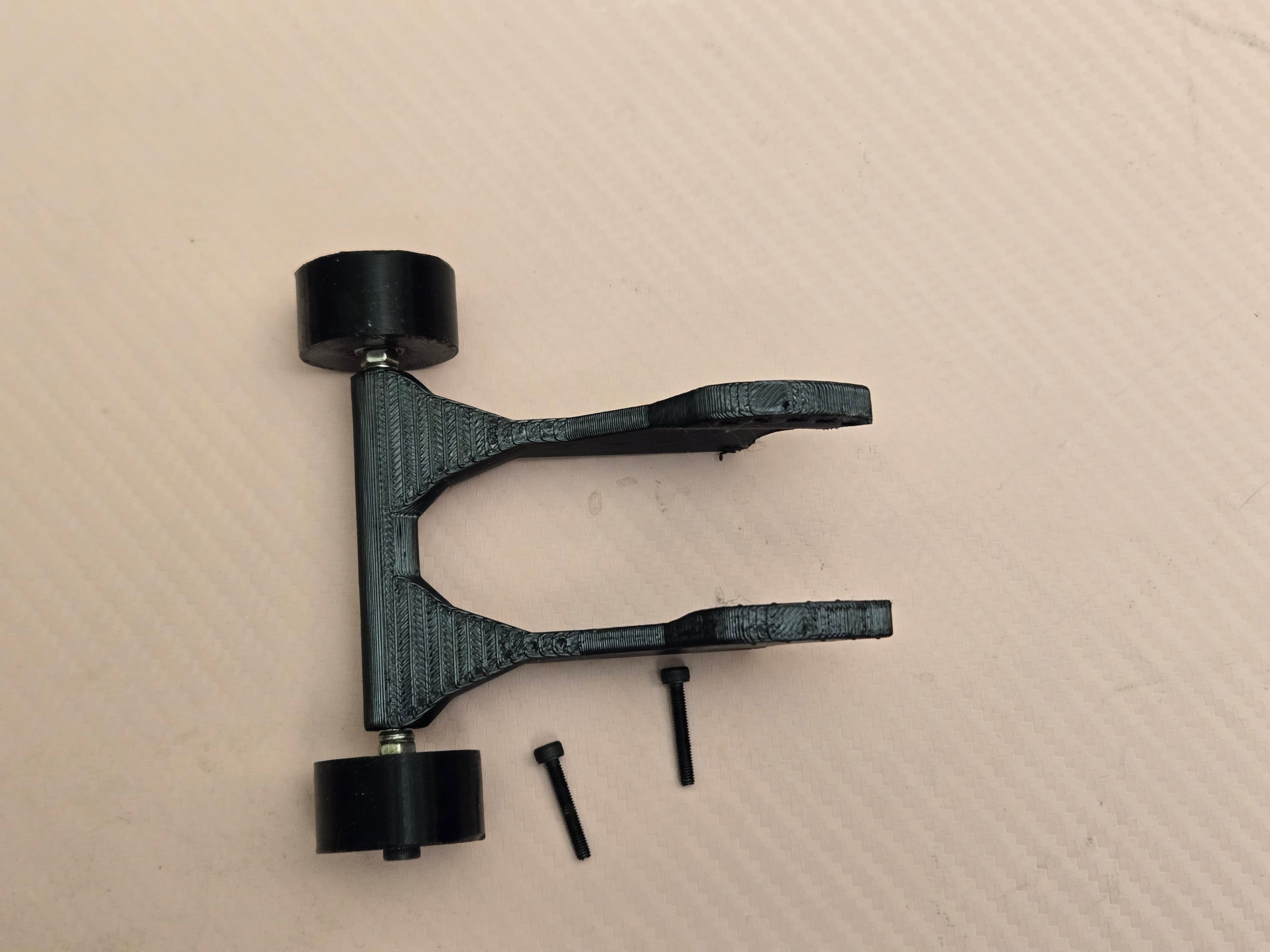 3D Printed Super Tough Wheelie for Mini Kraton Stiff TPU Simple Installation