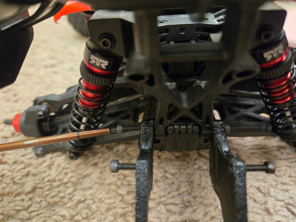 3D Printed Super Tough Wheelie for Mini Kraton Stiff TPU Simple Installation