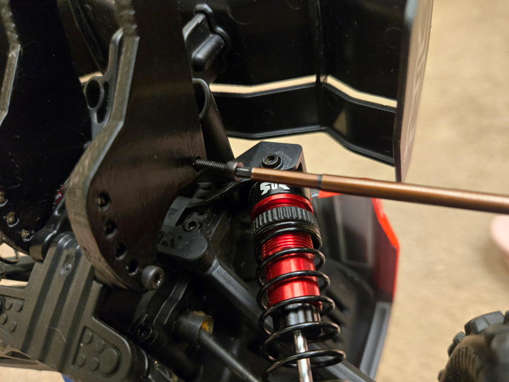 3D Printed Super Tough Wheelie for Mini Kraton Stiff TPU Simple Installation
