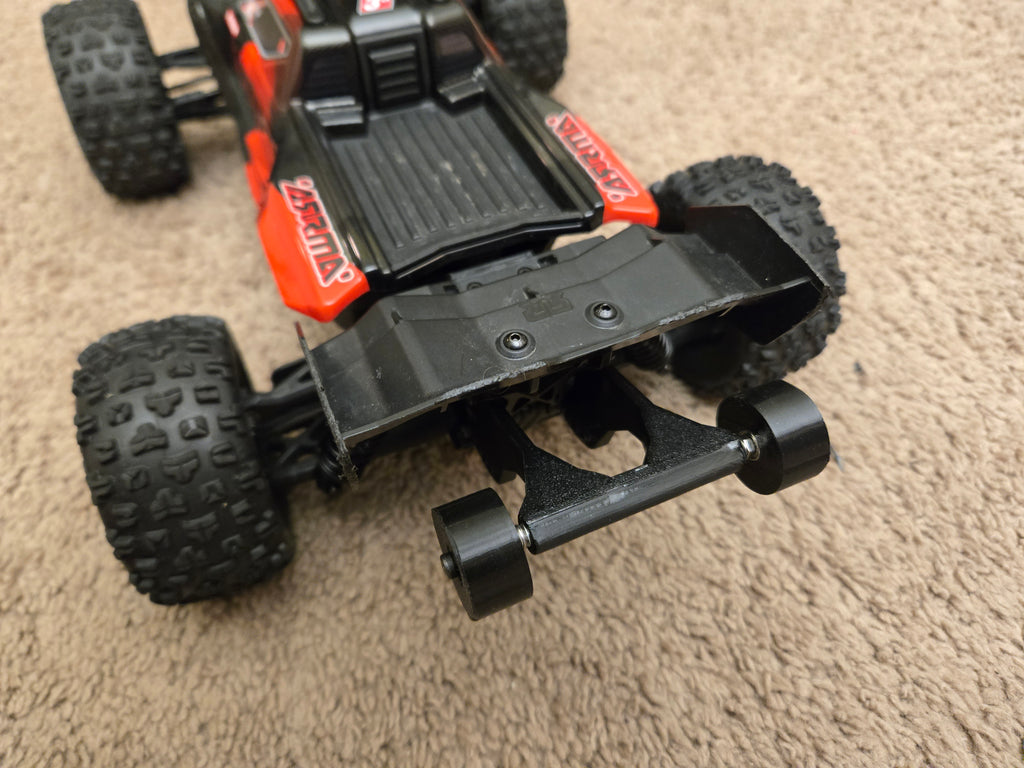3D Printed Super Tough Wheelie for Mini Kraton Stiff TPU Simple Installation