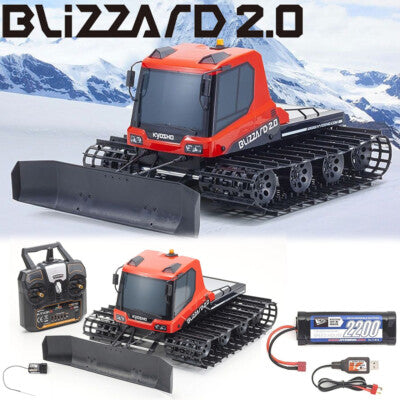 Kyosho Blizzard 2.0 Ready To Run RC Remote Control Tracked Snow Plow  SJ2173