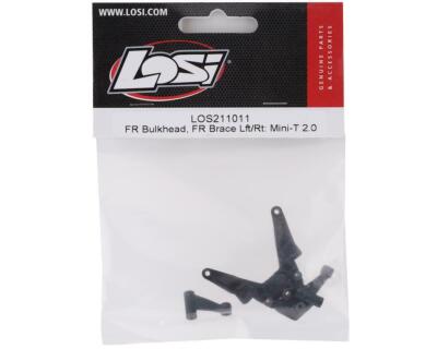 Losi Mini-T MiniT RC Remote Control Truck 2.0 Front Bulkhead & Brace LOS211011