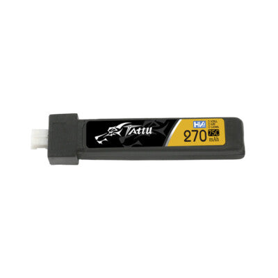 Tattu 270mAh 3.8V High Voltage 75C 1S Lipo Battery Pack JST-PHR 2.0 Plug 5 Pack