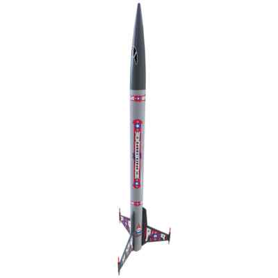 Estes Model Rocket Corvette Class Flying Model Rocket Kit Skill Level 2 EST7281