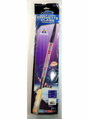 Estes Model Rocket Corvette Class Flying Model Rocket Kit Skill Level 2 EST7281
