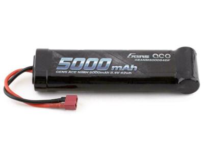 Gens ace NiMH Battery 5000mAh 8.4V 7 Cell Flat Deans Plug For RC Car Truck Hobby