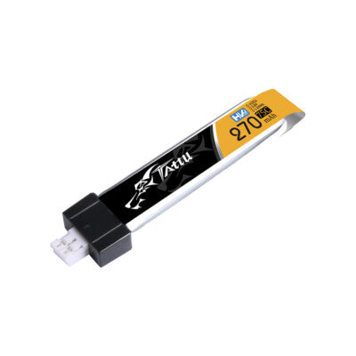 Tattu 270mAh 3.8V High Voltage 75C 1S Lipo Battery Pack JST-PHR 2.0 Plug 5 Pack