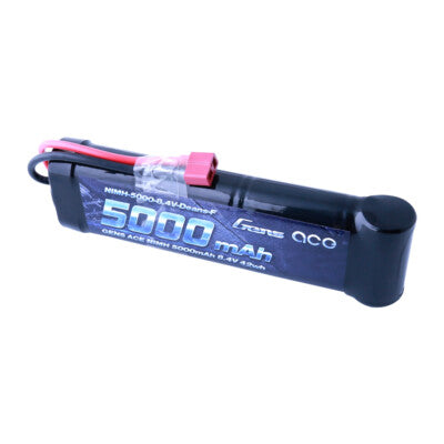Gens ace NiMH Battery 5000mAh 8.4V 7 Cell Flat Deans Plug For RC Car Truck Hobby