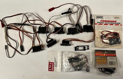 Large Lot of Heavy Duty RC Remote Control Airplane Switches : MPI JR Hobbico