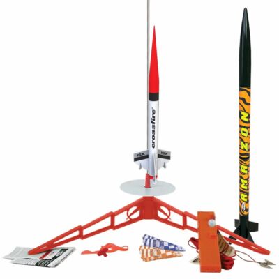 Estes 1469 Tandem X Rocket Beginner Launch Set E2X Model Rocket Kit EST1469