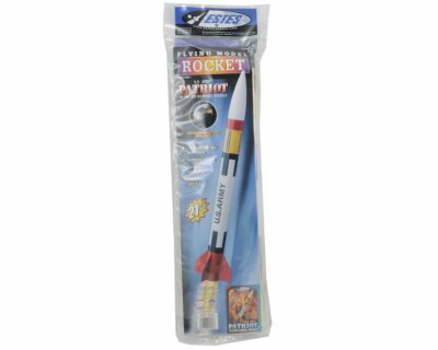 New Estes Rockets Patriot Flying Model Rocket Kit Skill Level 2 EST2056 2056