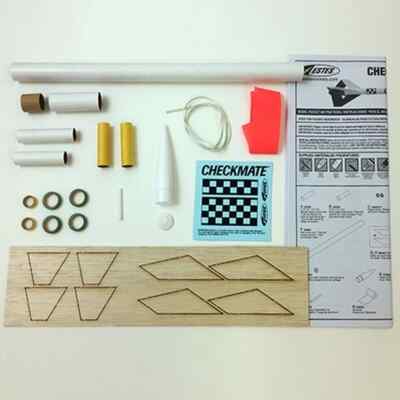 New Estes Rockets Checkmate Flying Model Rocket Kit Skill Level 1 EST7276 7276