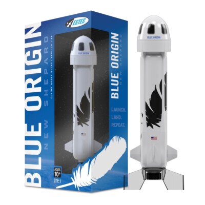 Estes Flying Model Rocket Kit Blue Origin New Shepard EST2198 2198