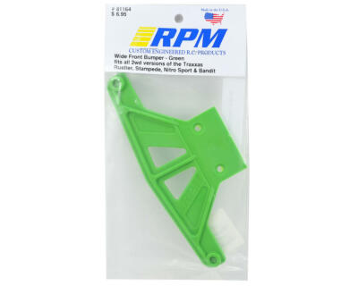 RPM Traxxas Rustler / Stampede Wide Front Bumper ( Green ) 81164 RPM81164