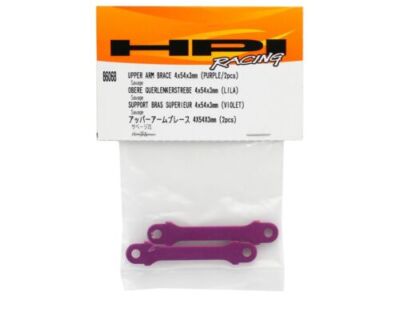 HPI Racing 86068 Upper Arm Brace 4x54x3mm Purple 2 pcs Savage HPI86068