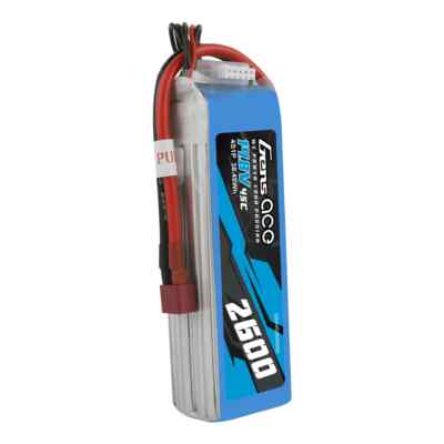 Gens Ace 2600mAh 45C 4S 14.8V Lipo RC Airplane Battery Pack With Deans Plug