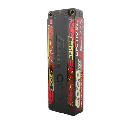 2x Gens Ace Redline Series 8200mAh 7.6V 130C 2S1P HardCase RC Truck Lipo Battery