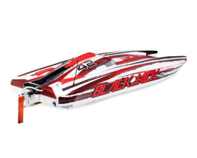 Pro Boat RC Blackjack 42" 8S Brushless Catamaran RTR White/Red PRB08043T2