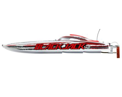 Pro Boat RC Blackjack 42" 8S Brushless Catamaran RTR White/Red PRB08043T2