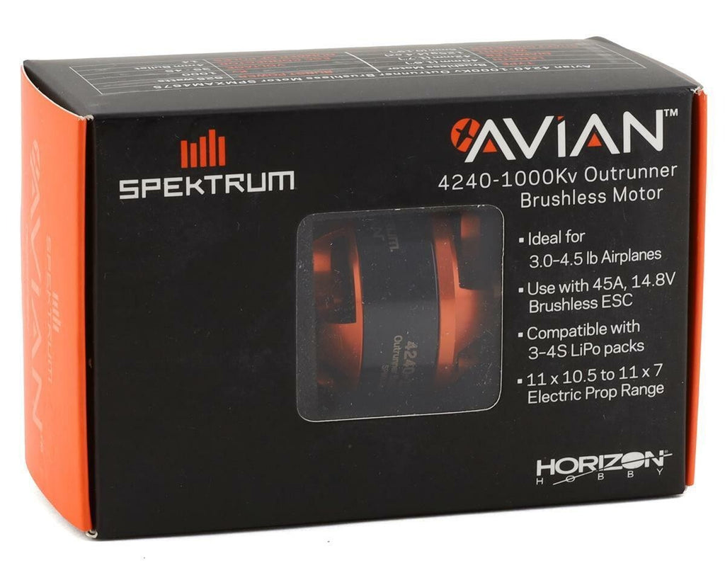 Spektrum Avian 4240-1000Kv : Same as Rimfire .25 Brushless Electric RC Motor