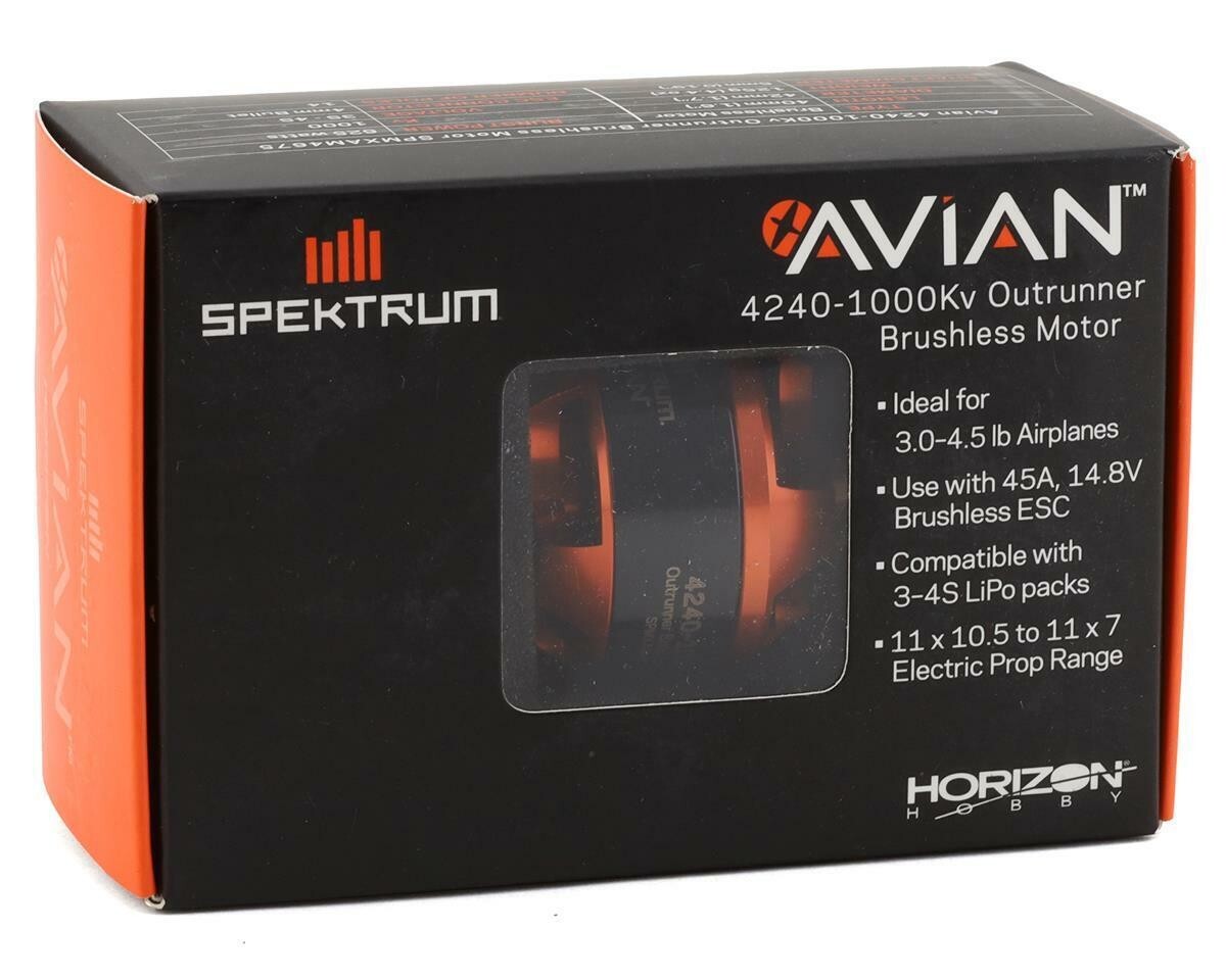 Spektrum Avian 4240-1000Kv : Same as Rimfire .25 Brushless Electric RC Motor