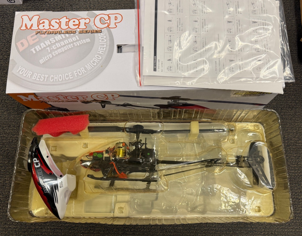 Walkera Master CP Flybarless RC Helicopter 15005009 Ready To Bind BNF New