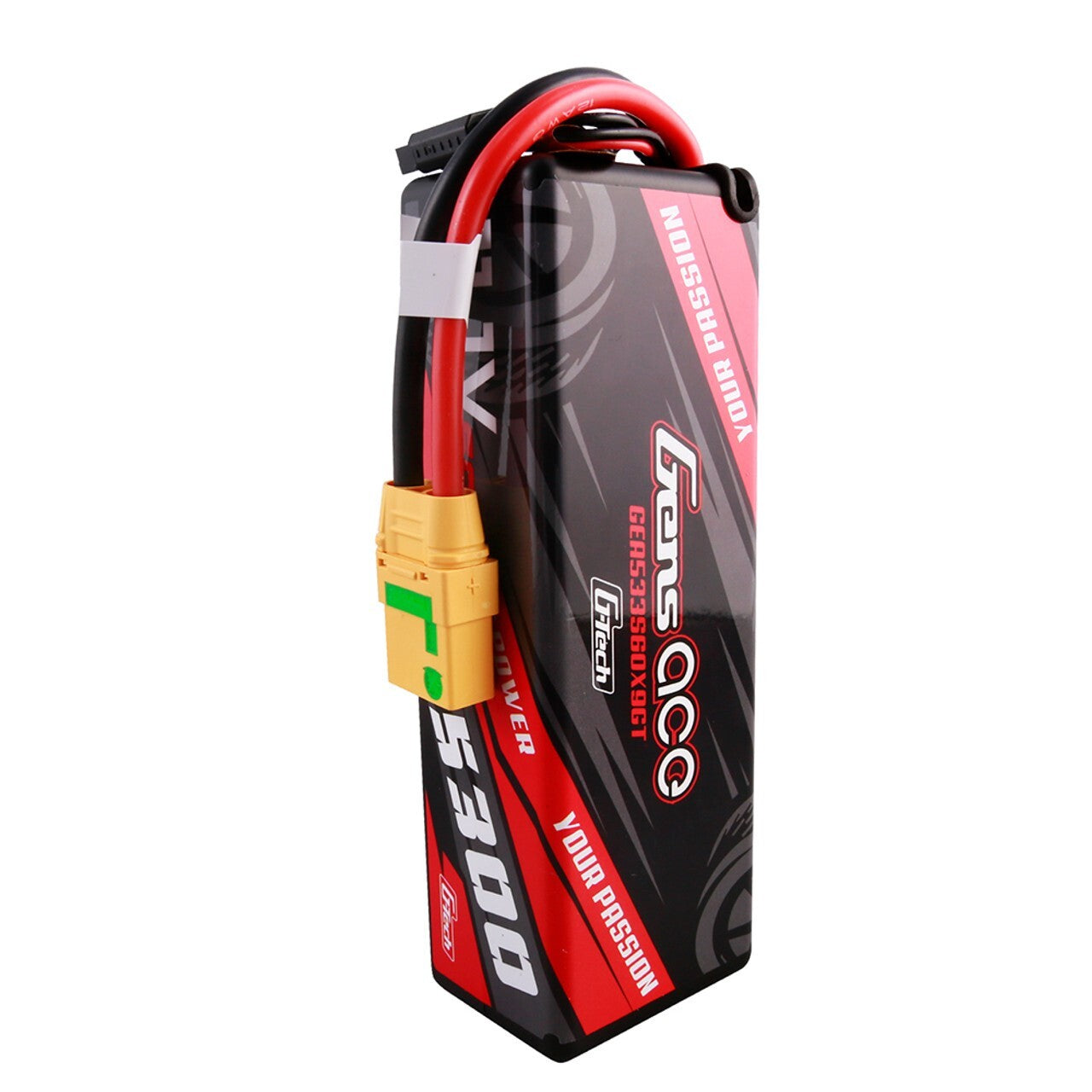 Gens Ace 5300mAh 3S 60C 11.1V HardCase GTech Lipo Battery with XT90-S XT90