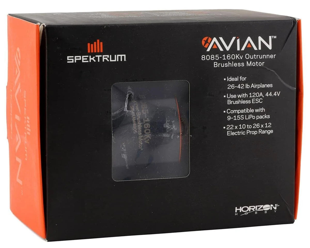 Spektrum Avian 8085-160Kv : Same as Rimfire 65cc Brushless Electric Motor