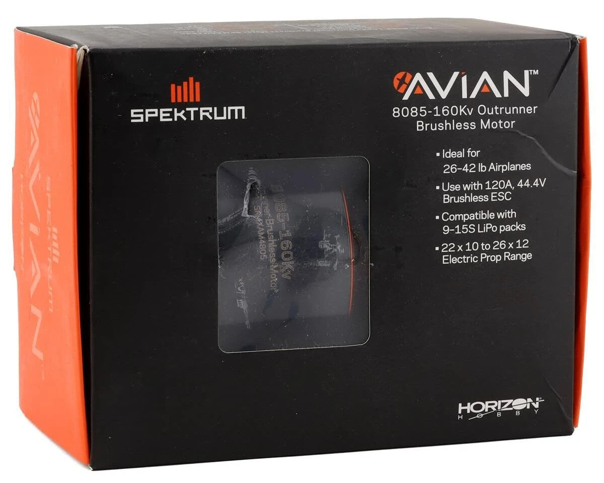 Spektrum Avian 8085-160Kv : Same as Rimfire 65cc Brushless Electric Motor
