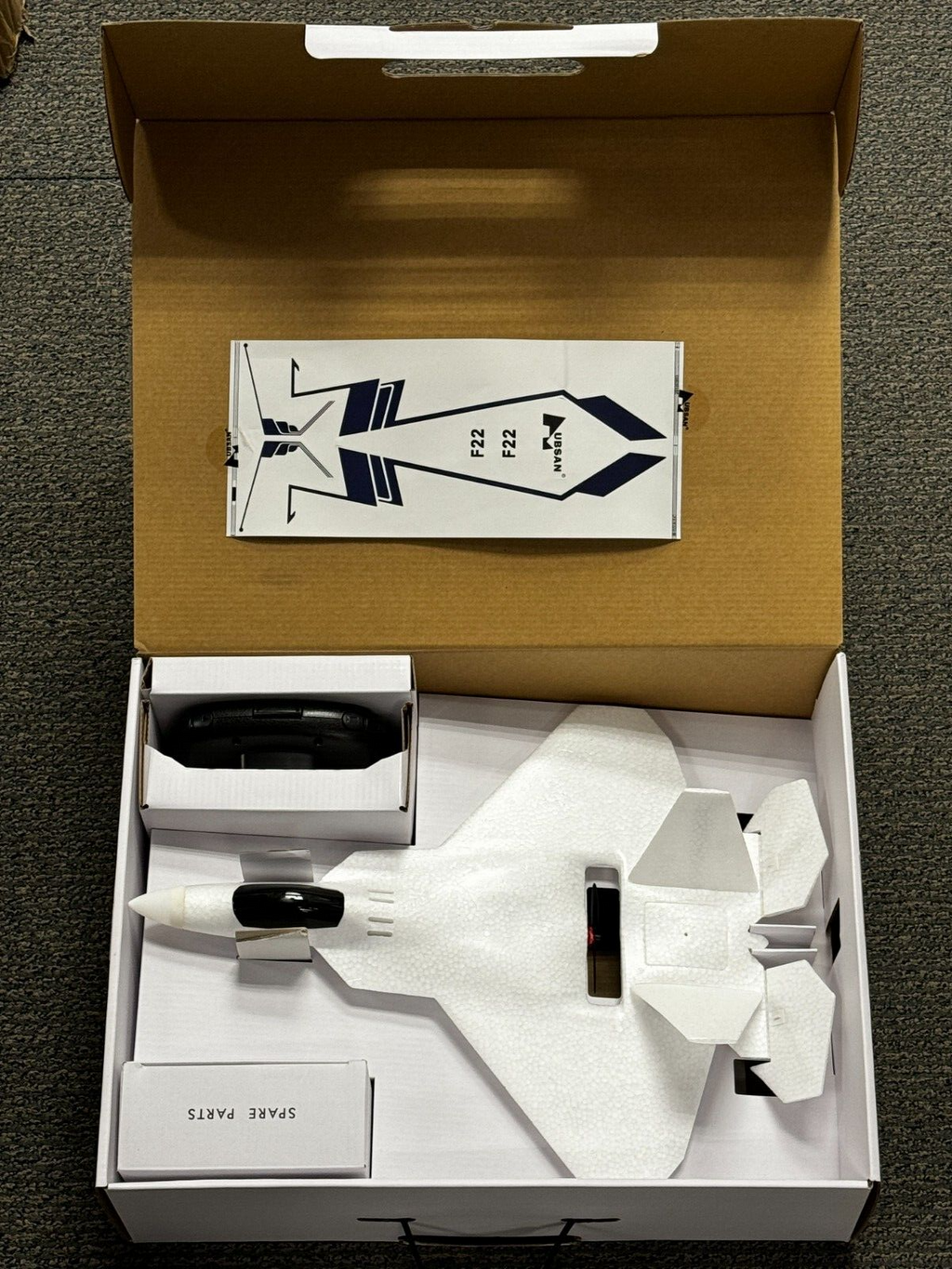Hubsan F22 F-22 2.4Ghz 4CH 310mm Wingspan EPO FPV RC Airplane RTF W/ Camera