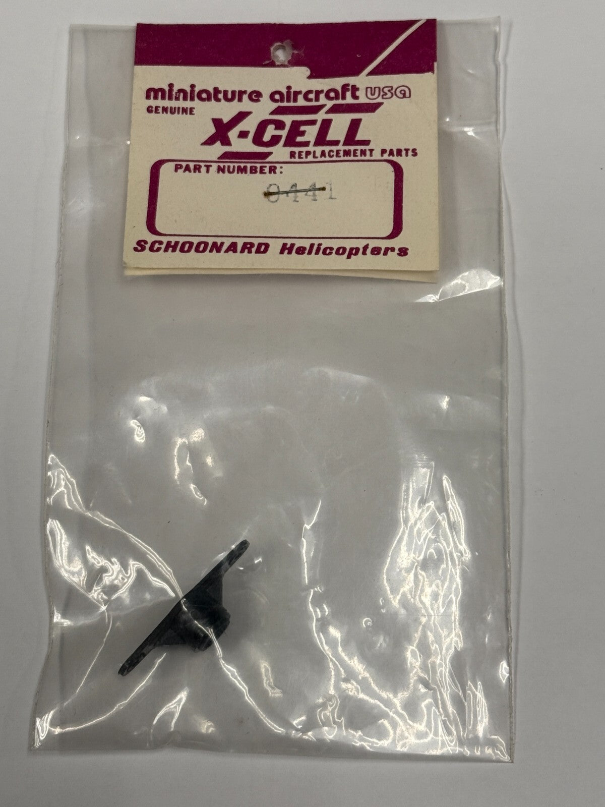 Miniature Aircraft Xcell X-Cell .30 Size RC Helicopter Plastic Pitch plate 0441
