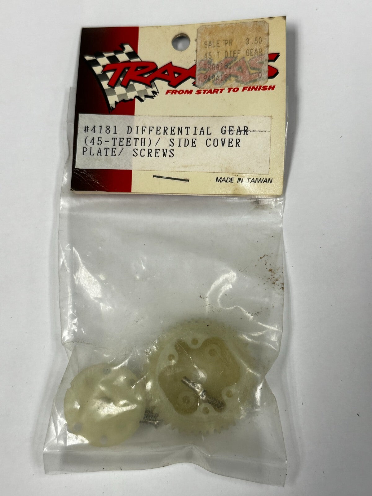 Traxxas Nitro Rustler parts: 4181 Diff Gear 45T, 4196 Idler Gear 20T,