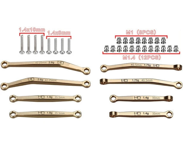 SXTY133H - No Flex upgrade Brass Link set SCX30