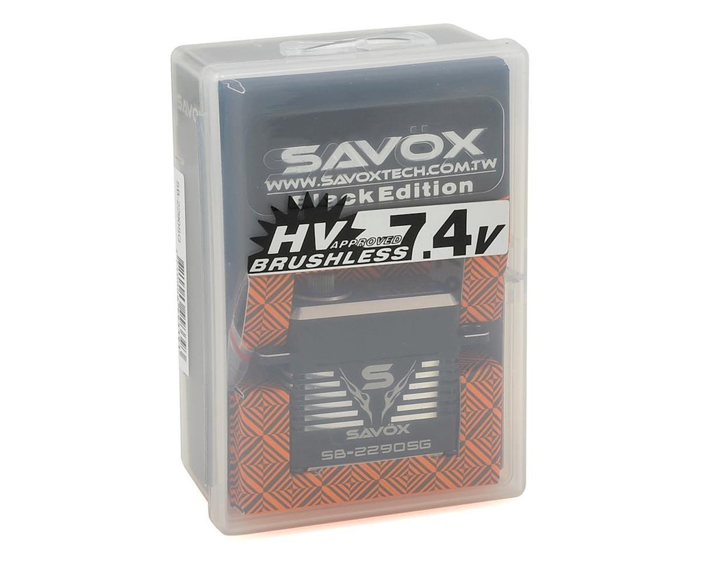 Savox SB-2290SG 2290 Black Edition Monster Torque Brushless Steel Gear Servo HV