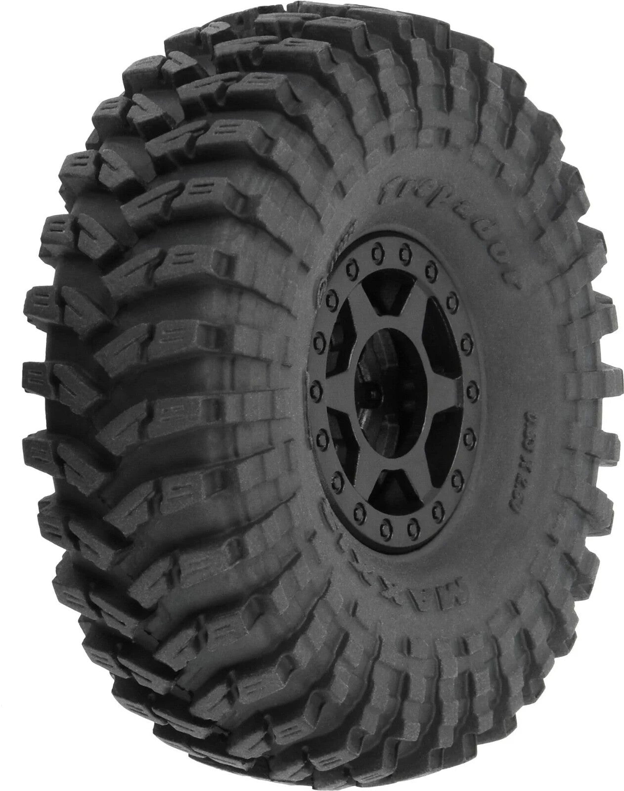 Pro-Line PRO1022510 1/24 Maxxis Trepador F/R 1.0" Tires MTD 7mm Blck Holcomb (4)