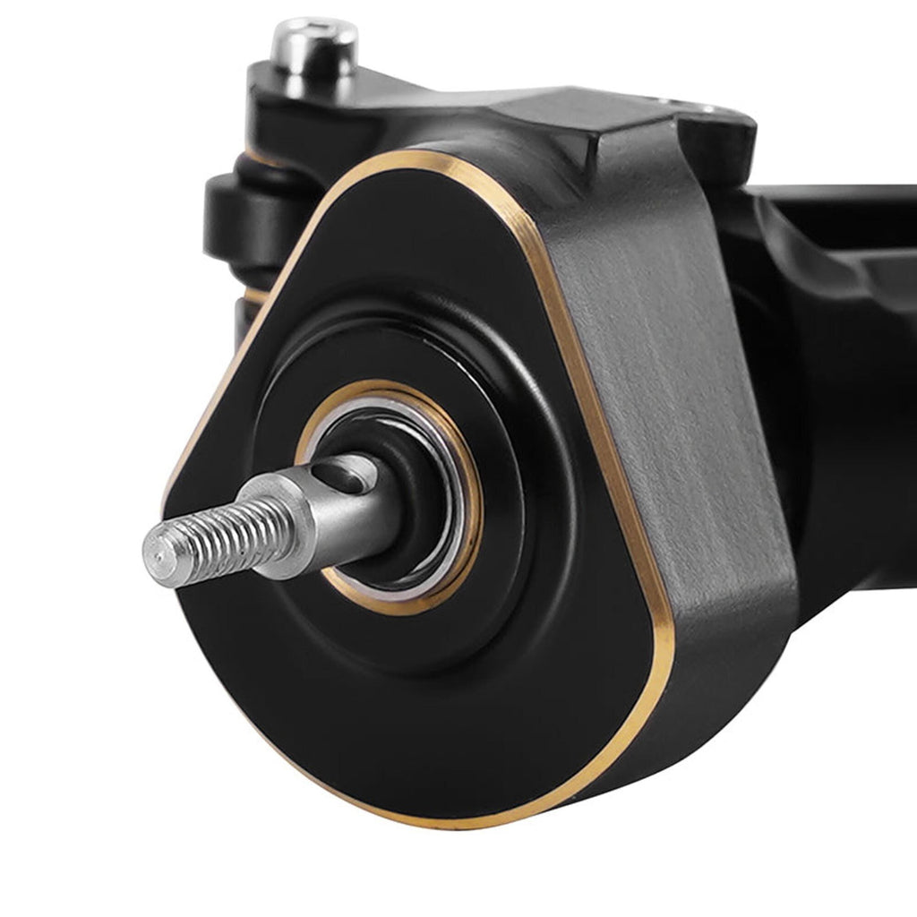 INJORA 4M-104BKFR +5mm Diamond Portal Axles Lay Down Servo TRX-4M Black